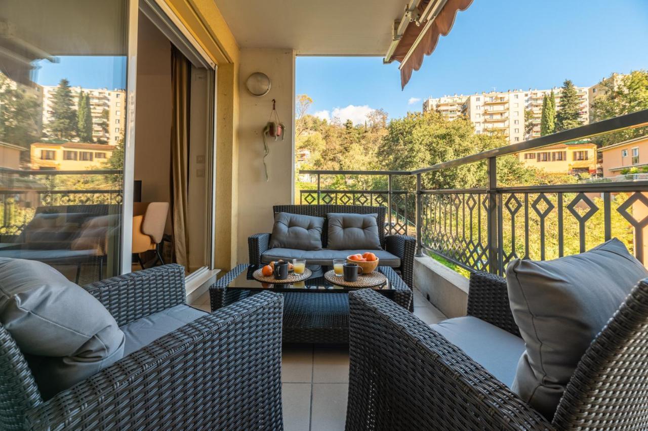 Appartement Familial, Terrasse, Val Des Castagnins Menton Eksteriør billede
